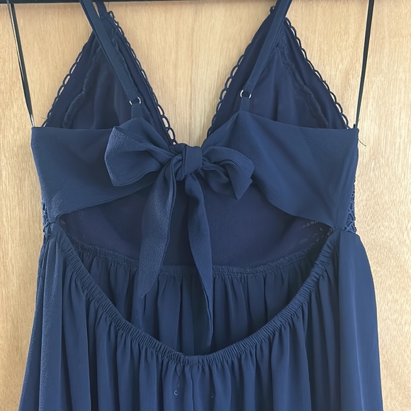 Navy mini summer dress - Picture 5 of 5